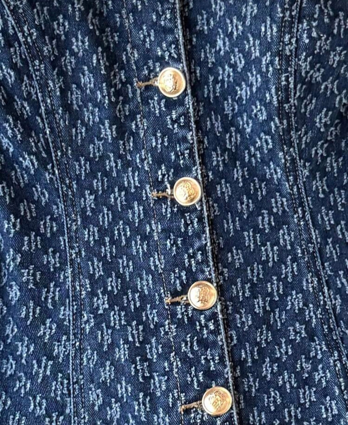 Denim dress