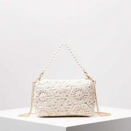 Knitted Crochet Bag