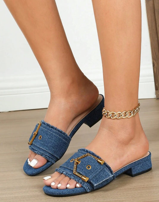 Denim Sandals