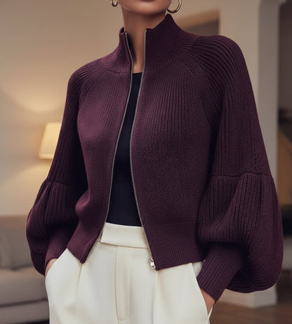 Zipper Cardigan