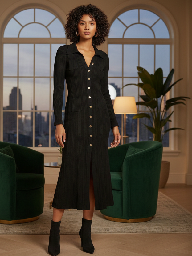 Long Knit Dress