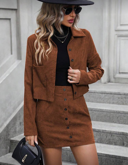 Skirt & Jacket Set