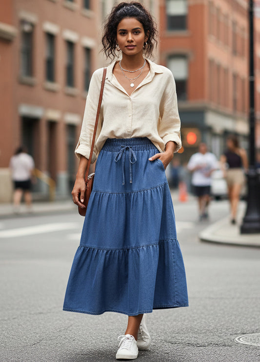 Denim skirt
