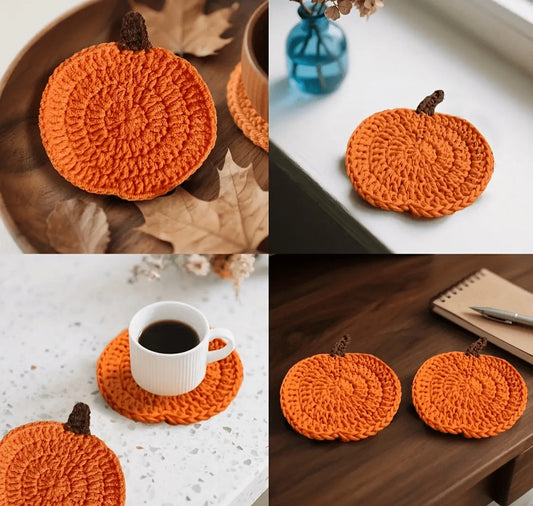 Pumpkin Cup Coasters (8 pcs)
