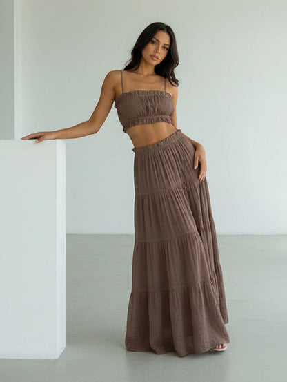 Crop & Skirt