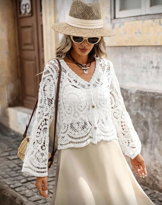 V-neck Cardigan