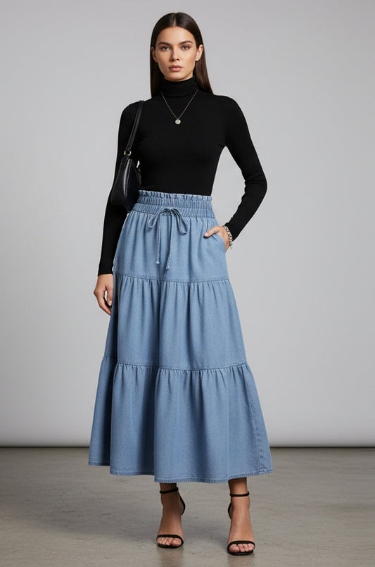 Denim skirt