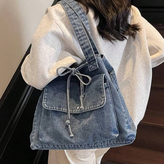 Denim Shoulder Bag