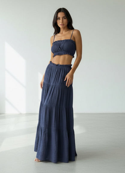 Crop & Skirt