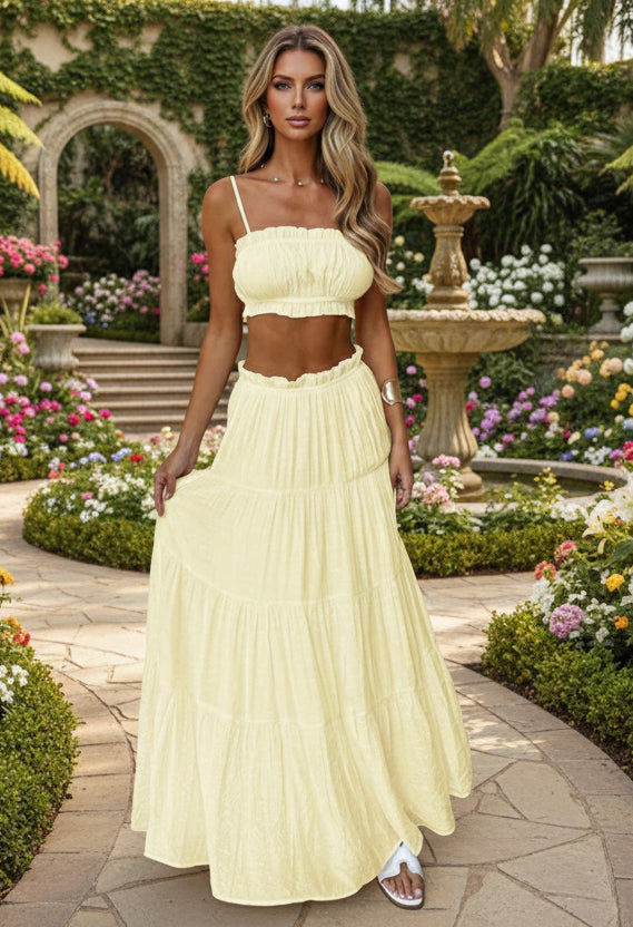 Crop & Skirt
