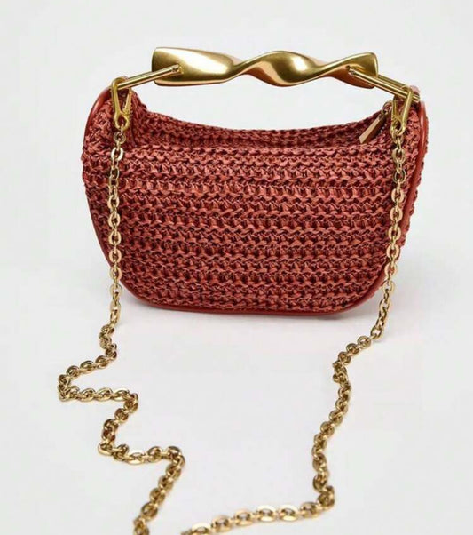Metal Handle Summer Bag