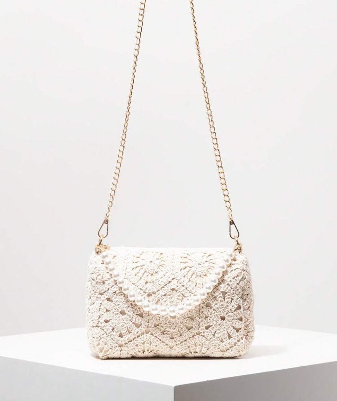 Knitted Crochet Bag