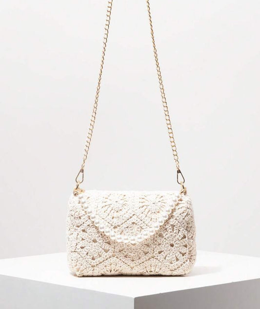 Knitted Crochet Bag