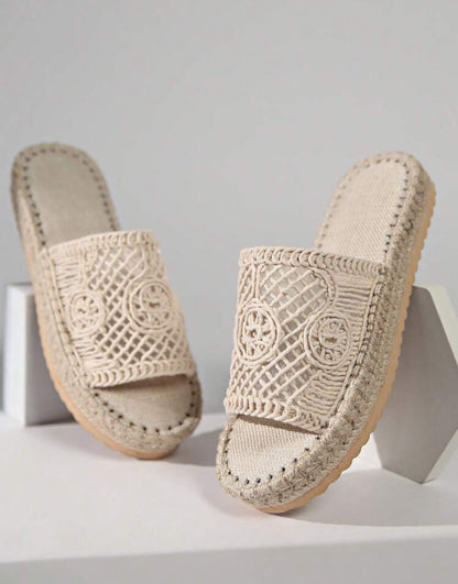 Straw Sandals