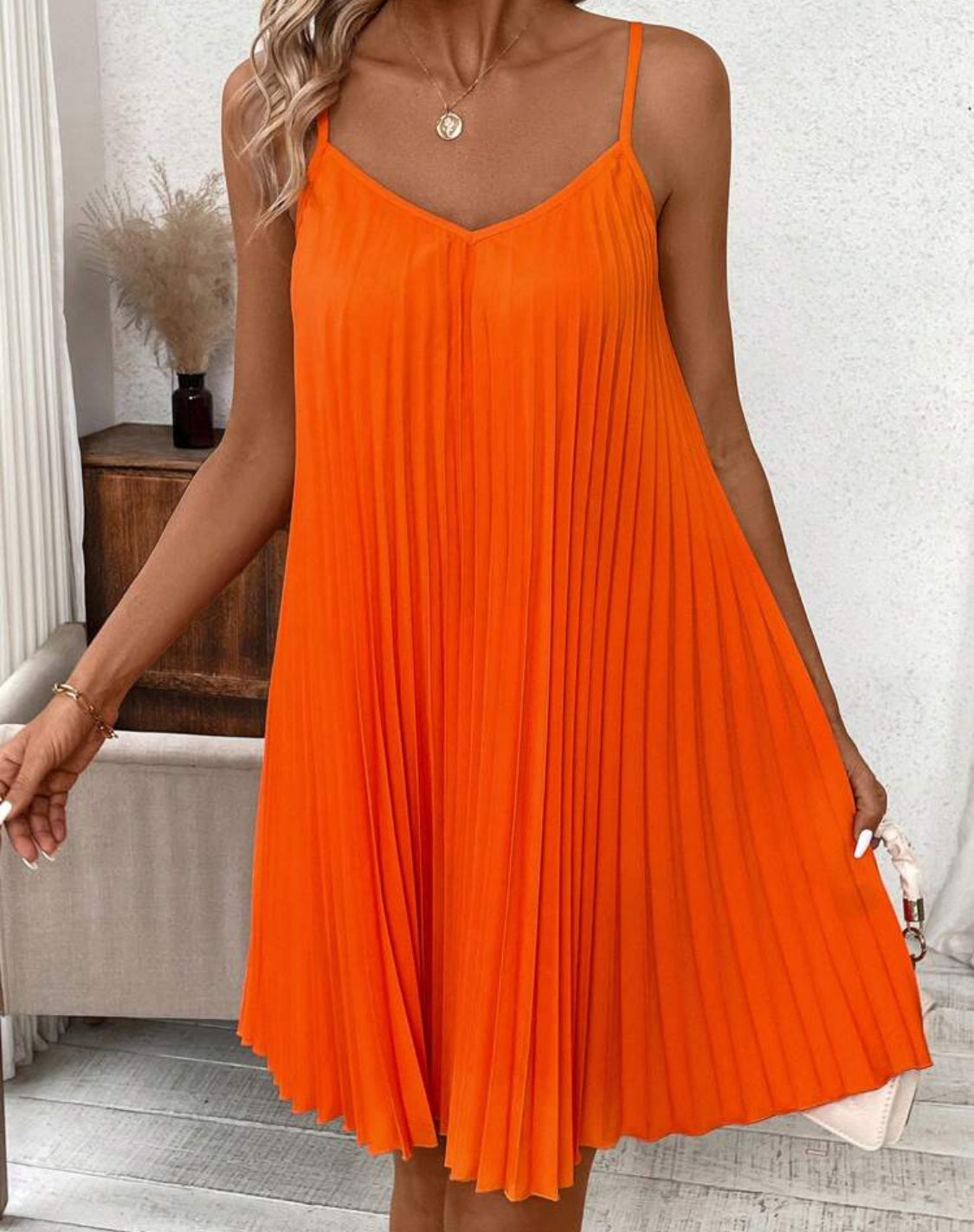 Pleated Dress
