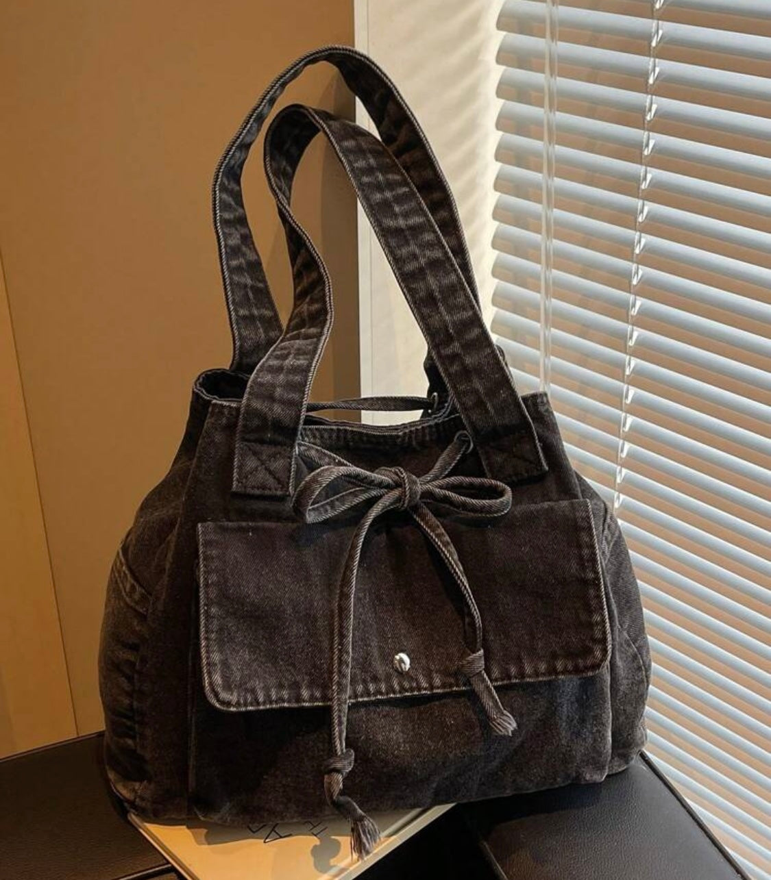 Denim Shoulder Bag