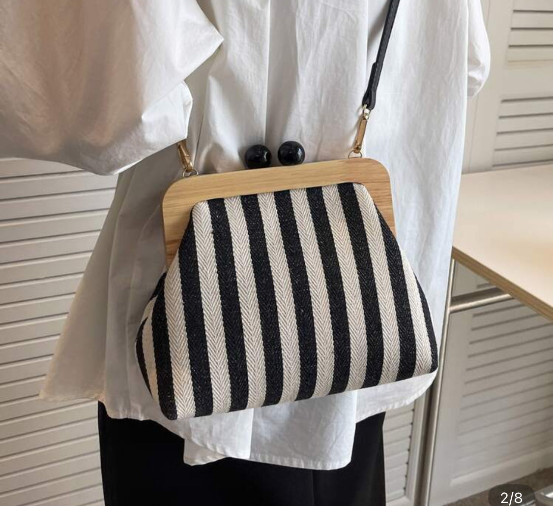 Striped Mini Bag