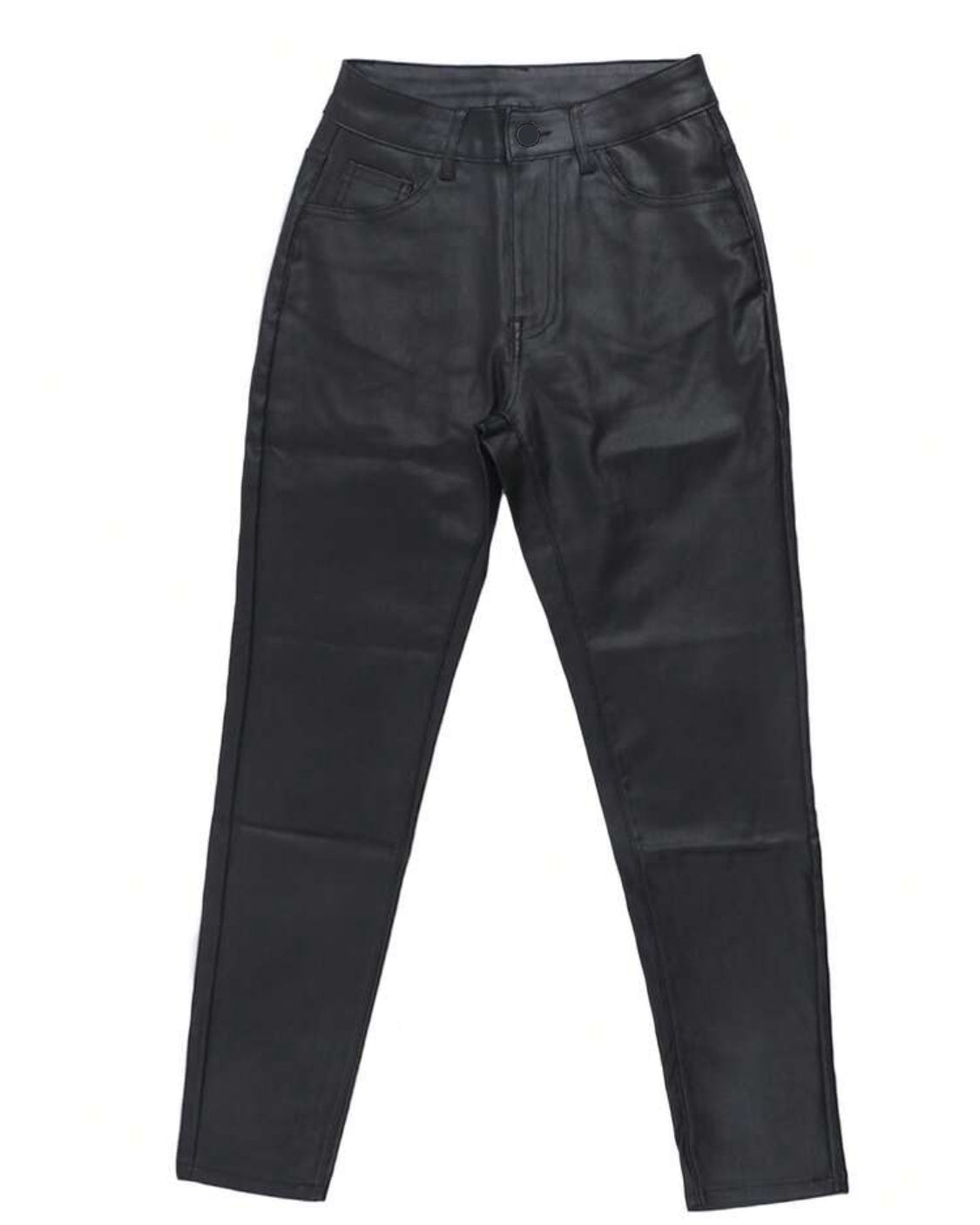 Thermal Leather Legging