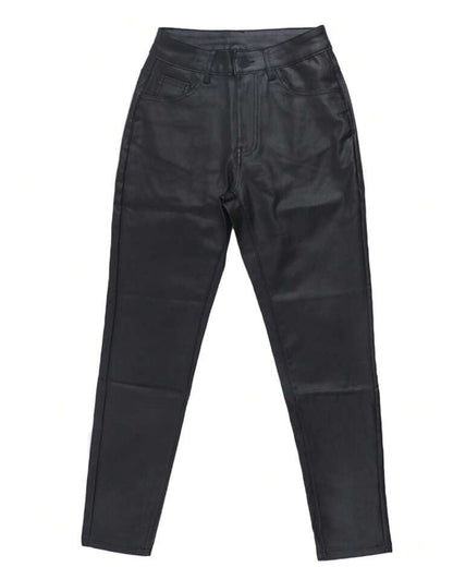 Thermal Leather Legging