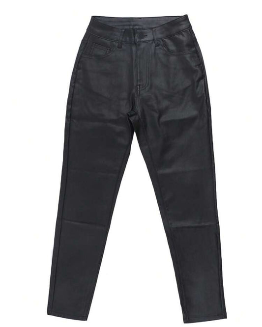 Thermal Leather Legging